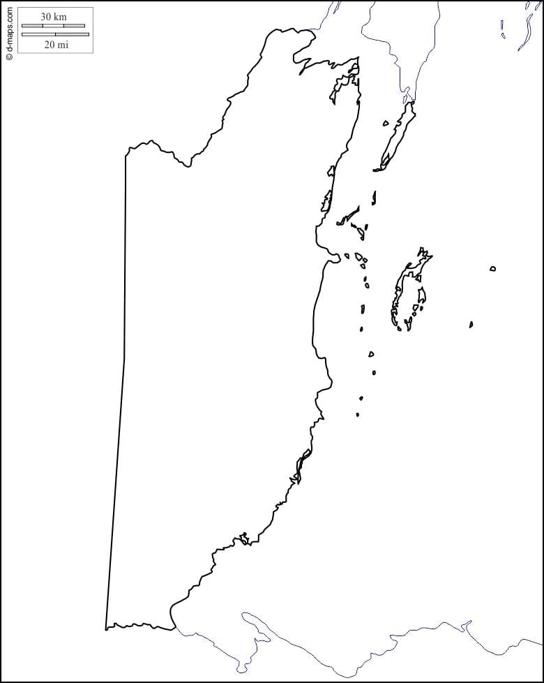 Mapa de Belize estrutura de tópicos