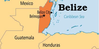 Mapa de belmopan, Belize